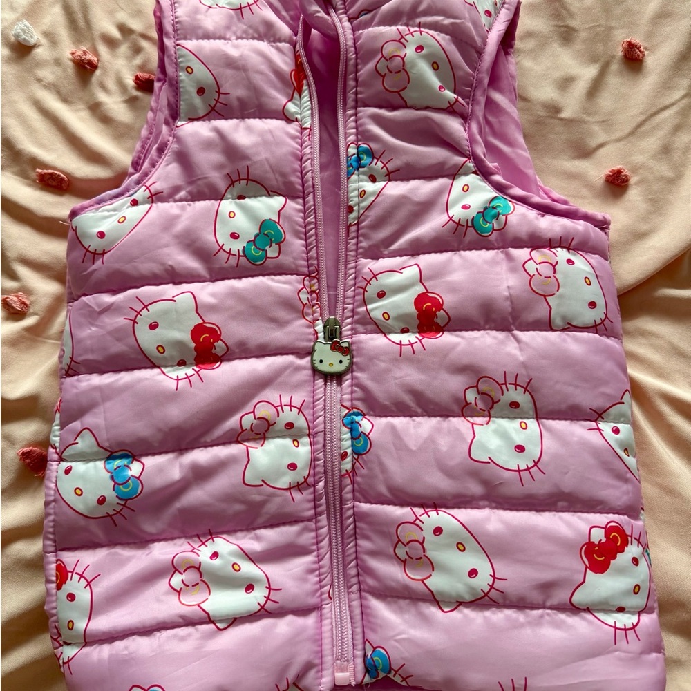 Pink Hello Kitty Puffer Vest